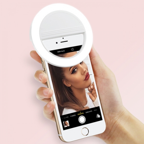  SELFIE LED RING CU INCARCATOR USB