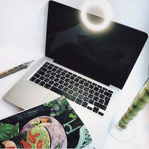  SELFIE LED RING CU INCARCATOR USB